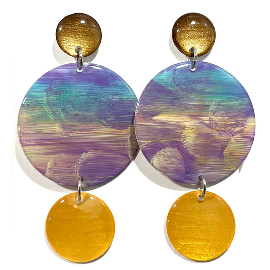 COLOR lila & arany 5922