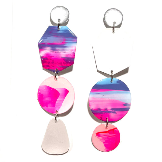 COLOR pink & kék 5641