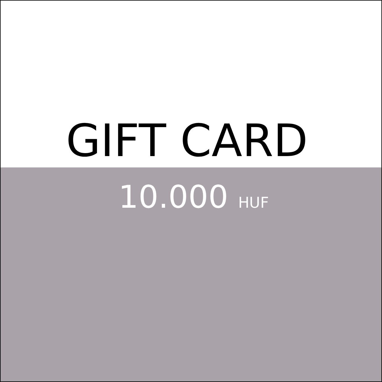 GIFT CARD